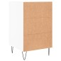 vidaXL Nachttisch Weiß 40x40x66 cm Holzwerkstoff vidaXL Nachttisch Weiß 40x40x66 cm Holzwerkstoff