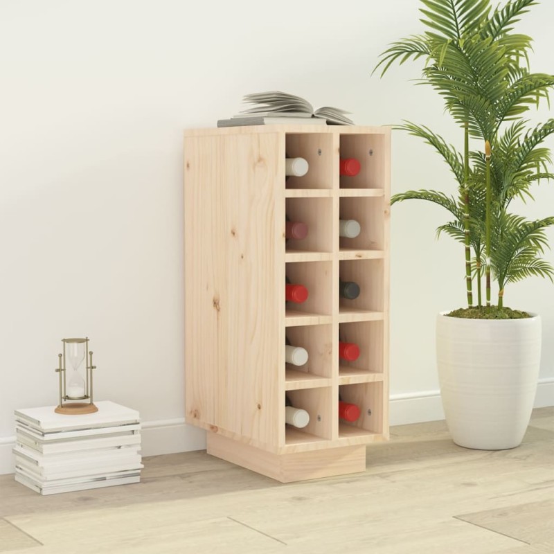vidaXL Weinregal 23x34x61 cm Massivholz Kiefer vidaXL Weinregal 23x34x61 cm Massivholz Kiefer
