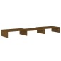 vidaXL Monitorständer Honigbraun 80x24x10,5 cm Massivholz Kiefer vidaXL Monitorständer Honigbraun 80x24x10,5 cm Massivholz Kiefer