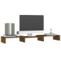 vidaXL Monitorständer Honigbraun 80x24x10,5 cm Massivholz Kiefer vidaXL Monitorständer Honigbraun 80x24x10,5 cm Massivholz Kiefer
