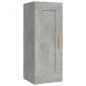 vidaXL Wandschrank Betongrau 35x34x90 cm Holzwerkstoff vidaXL Wandschrank Betongrau 35x34x90 cm Holzwerkstoff