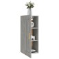 vidaXL Wandschrank Betongrau 35x34x90 cm Holzwerkstoff vidaXL Wandschrank Betongrau 35x34x90 cm Holzwerkstoff