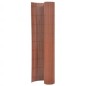 vidaXL Gartenzaun Doppelseitig 110x400 cm Braun vidaXL Gartenzaun Doppelseitig 110x400 cm Braun