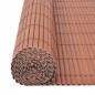 vidaXL Gartenzaun Doppelseitig 110x400 cm Braun vidaXL Gartenzaun Doppelseitig 110x400 cm Braun