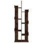 vidaXL Bücherschrank 48x25,5x140 cm Räuchereiche Holzwerkstoff vidaXL Bücherschrank 48x25,5x140 cm Räuchereiche Holzwerkstoff