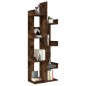 vidaXL Bücherschrank 48x25,5x140 cm Räuchereiche Holzwerkstoff vidaXL Bücherschrank 48x25,5x140 cm Räuchereiche Holzwerkstoff