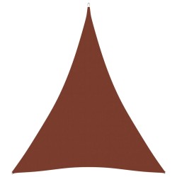 vidaXL Sonnensegel Oxford-Gewebe Dreieckig 3x4x4 m Terrakottarot