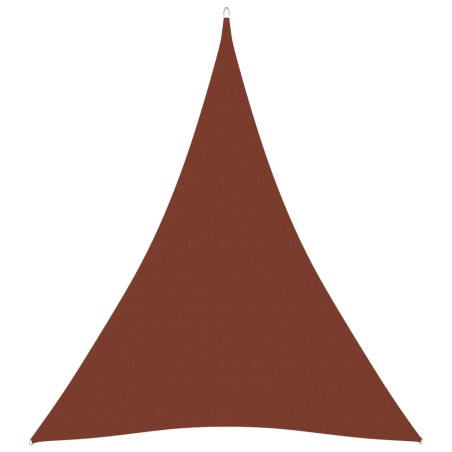 vidaXL Sonnensegel Oxford-Gewebe Dreieckig 3x4x4 m Terrakottarot