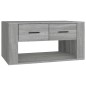 vidaXL Couchtisch Grau Sonoma 80x50x40 cm Holzwerkstoff