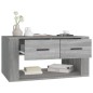 vidaXL Couchtisch Grau Sonoma 80x50x40 cm Holzwerkstoff