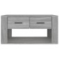vidaXL Couchtisch Grau Sonoma 80x50x40 cm Holzwerkstoff