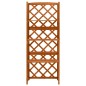 vidaXL Spalier mit Ablagen 55x30x140 cm Massivholz Tanne vidaXL Spalier mit Ablagen 55x30x140 cm Massivholz Tanne