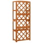 vidaXL Spalier mit Ablagen 55x30x140 cm Massivholz Tanne vidaXL Spalier mit Ablagen 55x30x140 cm Massivholz Tanne