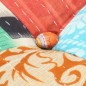 vidaXL Pouf 60x70x36 cm Patchwork Stoff vidaXL Pouf 60x70x36 cm Patchwork Stoff