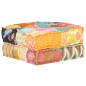 vidaXL Pouf 60x70x36 cm Patchwork Stoff vidaXL Pouf 60x70x36 cm Patchwork Stoff