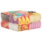 vidaXL Pouf 60x70x36 cm Patchwork Stoff vidaXL Pouf 60x70x36 cm Patchwork Stoff