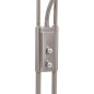 vidaXL Stehlampe 18 W Silbern 180 cm Dimmbar vidaXL Stehlampe 18 W Silbern 180 cm Dimmbar
