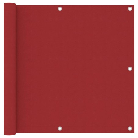 vidaXL Balkon-Sichtschutz Rot 90x300 cm Oxford-Gewebe