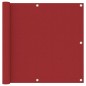 vidaXL Balkon-Sichtschutz Rot 90x300 cm Oxford-Gewebe vidaXL Balkon-Sichtschutz Rot 90x300 cm Oxford-Gewebe