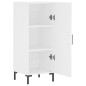 vidaXL Sideboard Weiß 34,5x34x90 cm Holzwerkstoff vidaXL Sideboard Weiß 34,5x34x90 cm Holzwerkstoff