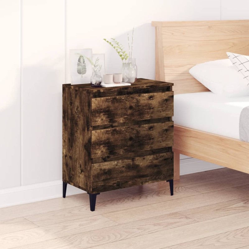 vidaXL Sideboard Räuchereiche 60x35x70 cm Holzwerkstoff vidaXL Sideboard Räuchereiche 60x35x70 cm Holzwerkstoff