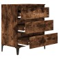 vidaXL Sideboard Räuchereiche 60x35x70 cm Holzwerkstoff vidaXL Sideboard Räuchereiche 60x35x70 cm Holzwerkstoff