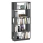 vidaXL Bücherregal/Raumteiler Grau 80x25x163,5 cm Massivholz Kiefer vidaXL Bücherregal/Raumteiler Grau 80x25x163,5 cm Massivholz Kiefer