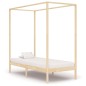 vidaXL Himmelbett-Gestell Massivholz Kiefer 90 x 200 cm vidaXL Himmelbett-Gestell Massivholz Kiefer 90 x 200 cm