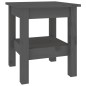 vidaXL Couchtisch Grau 35x35x40 cm Massivholz Kiefer vidaXL Couchtisch Grau 35x35x40 cm Massivholz Kiefer