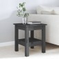 vidaXL Couchtisch Grau 35x35x40 cm Massivholz Kiefer vidaXL Couchtisch Grau 35x35x40 cm Massivholz Kiefer