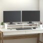 vidaXL Monitorständer Weiß 100x27x15 cm Massivholz Kiefer vidaXL Monitorständer Weiß 100x27x15 cm Massivholz Kiefer