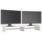 vidaXL Monitorständer Weiß 100x27x15 cm Massivholz Kiefer vidaXL Monitorständer Weiß 100x27x15 cm Massivholz Kiefer