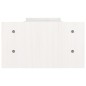 vidaXL Monitorständer Weiß 100x27x15 cm Massivholz Kiefer vidaXL Monitorständer Weiß 100x27x15 cm Massivholz Kiefer