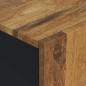 vidaXL Bad-Wandschrank 38x33x48 cm Massivholz Mango vidaXL Bad-Wandschrank 38x33x48 cm Massivholz Mango