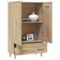vidaXL Highboard Sonoma-Eiche 70x31x115 cm Holzwerkstoff vidaXL Highboard Sonoma-Eiche 70x31x115 cm Holzwerkstoff