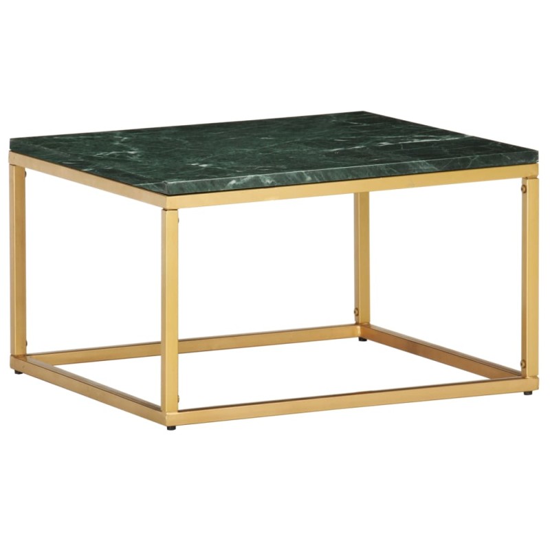 vidaXL Couchtisch Grün 60×60×35 cm Echtstein in Marmoroptik vidaXL Couchtisch Grün 60×60×35 cm Echtstein in Marmoroptik