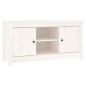 vidaXL TV-Schrank Weiß 103x36,5x52 cm Massivholz Kiefer vidaXL TV-Schrank Weiß 103x36,5x52 cm Massivholz Kiefer