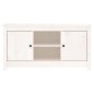 vidaXL TV-Schrank Weiß 103x36,5x52 cm Massivholz Kiefer vidaXL TV-Schrank Weiß 103x36,5x52 cm Massivholz Kiefer
