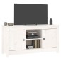 vidaXL TV-Schrank Weiß 103x36,5x52 cm Massivholz Kiefer vidaXL TV-Schrank Weiß 103x36,5x52 cm Massivholz Kiefer