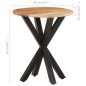 vidaXL Beistelltisch 48x48x56 cm Akazie Massivholz vidaXL Beistelltisch 48x48x56 cm Akazie Massivholz