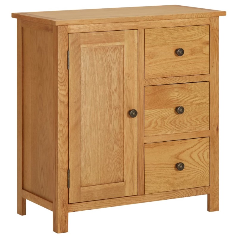 vidaXL Küchenschrank 70x35x75 cm Massivholz Eiche vidaXL Küchenschrank 70x35x75 cm Massivholz Eiche