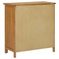 vidaXL Küchenschrank 70x35x75 cm Massivholz Eiche vidaXL Küchenschrank 70x35x75 cm Massivholz Eiche