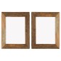 vidaXL Bilderrahmen 2 Stk. 34x40 cm Massives Altholz und Glas vidaXL Bilderrahmen 2 Stk. 34x40 cm Massives Altholz und Glas