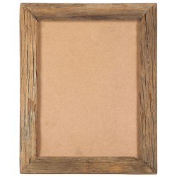 vidaXL Bilderrahmen 2 Stk. 34x40 cm Massives Altholz und Glas