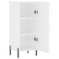 vidaXL Sideboard Weiß 34,5x34x90 cm Holzwerkstoff vidaXL Sideboard Weiß 34,5x34x90 cm Holzwerkstoff