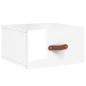vidaXL Wand-Nachttisch Hochglanz-Weiß 35x35x20 cm vidaXL Wand-Nachttisch Hochglanz-Weiß 35x35x20 cm