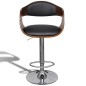 Barhocker 2 Stk. Bugholz und Kunstleder Barhocker 2 Stk. Bugholz und Kunstleder