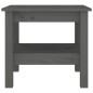 vidaXL Couchtisch Grau 45x45x40 cm Massivholz Kiefer vidaXL Couchtisch Grau 45x45x40 cm Massivholz Kiefer