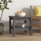 vidaXL Couchtisch Grau 45x45x40 cm Massivholz Kiefer vidaXL Couchtisch Grau 45x45x40 cm Massivholz Kiefer