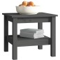vidaXL Couchtisch Grau 45x45x40 cm Massivholz Kiefer vidaXL Couchtisch Grau 45x45x40 cm Massivholz Kiefer